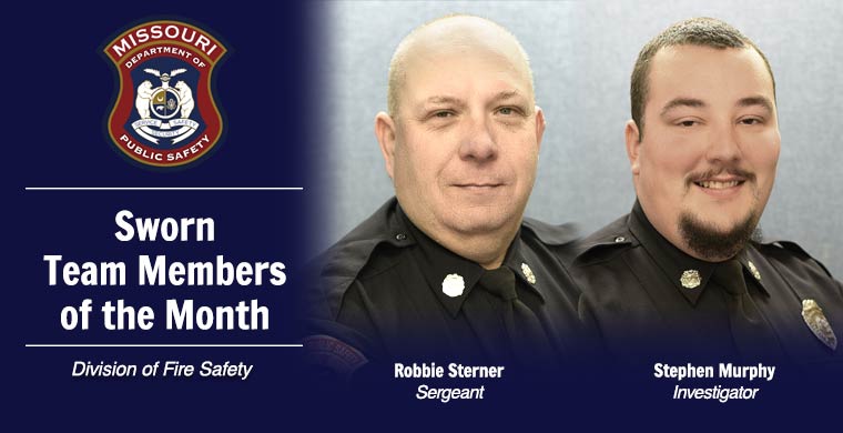 January Sworn Team Members of the Month