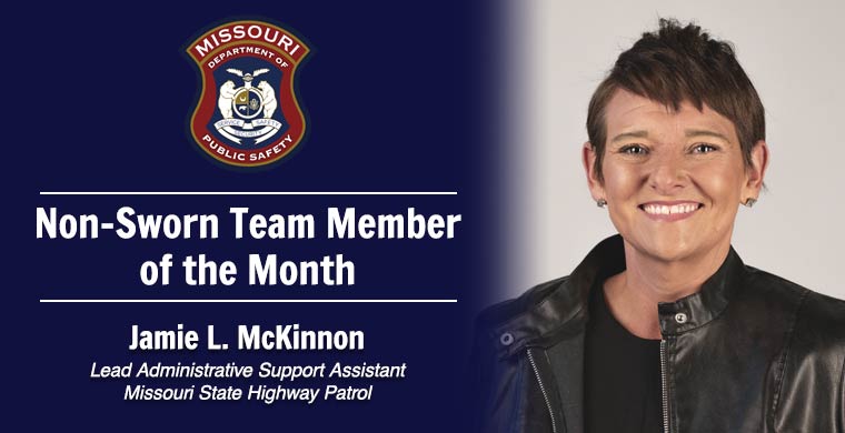 July Non-Sworn Team Member of the Month