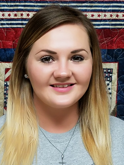 April 2018 Employee of the Month, Tiffany Trower